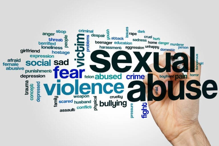 Infographic on institutional sexual abuse and personal injury